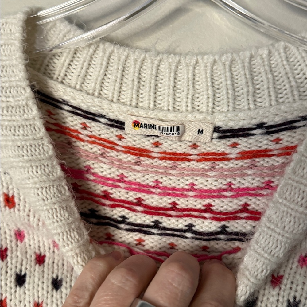 Marine Layer Pink Alma Puff Sleeve Sweater - Picture 9 of 12